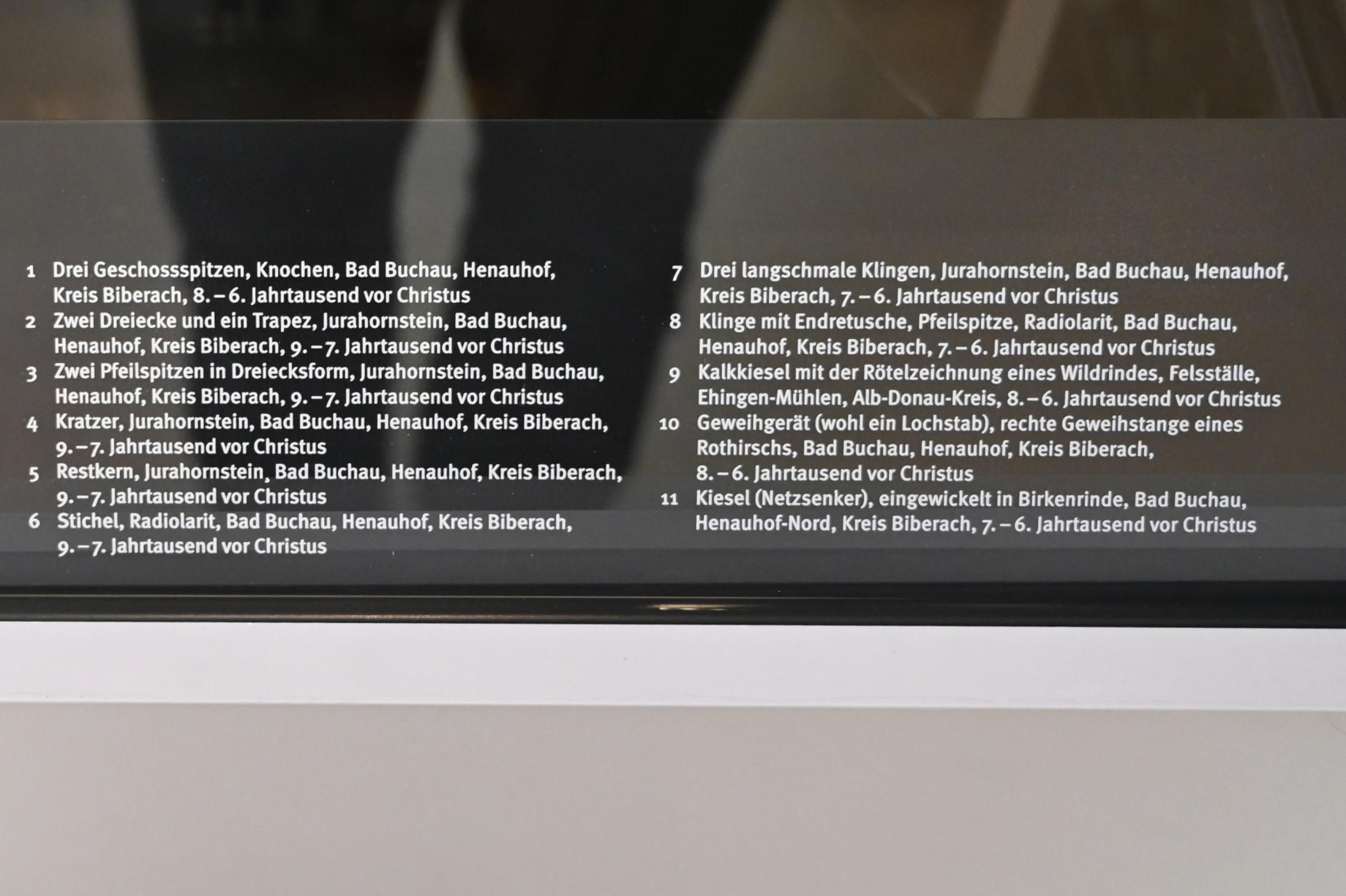 Kalkkiesel mit der Rötelzeichnung eines Wildrindes, Mesolithikum, 9500 - 5500 v. Chr., 8000 - 5500 v. Chr., Bild 3/4