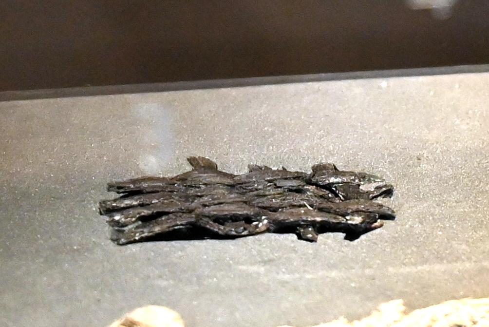 Randparallel geflochtenes Fragment aus Bast, Neolithikum (Jungsteinzeit), 5500 - 1700 v. Chr., 4000 - 3000 v. Chr.